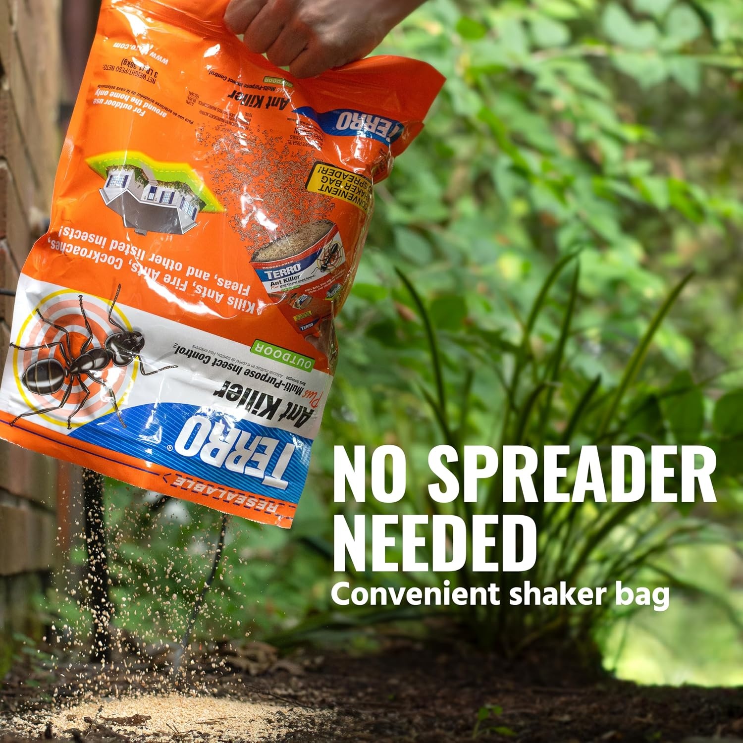 image:imageTERRO Ant Killer Plus MultiPurpose Insect Control 3 lb Shaker Bag1 Pack