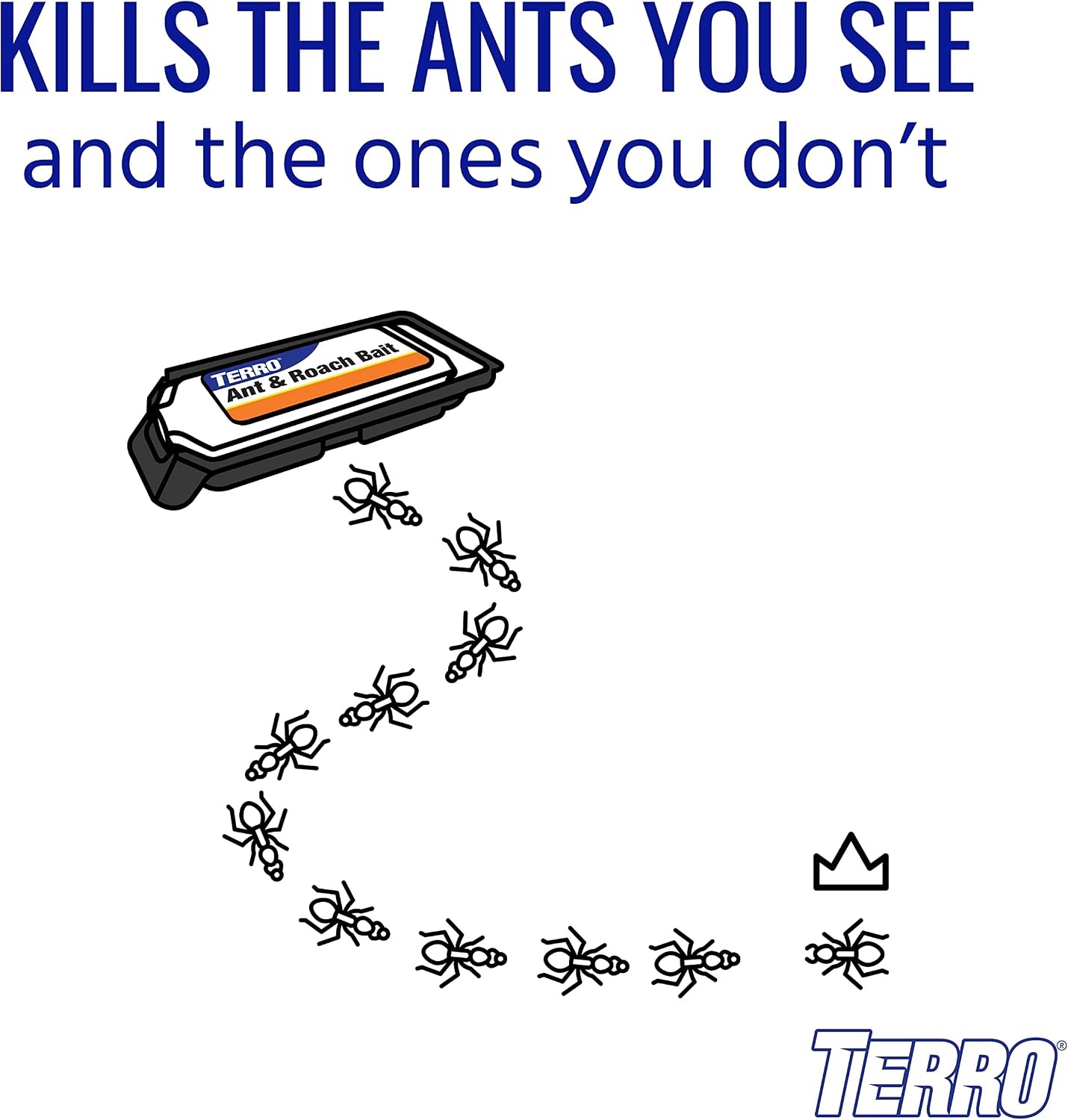 image:imageTERRO Ant amp Roach Bait 4Pack Indoor Ant Killer and Roach Killer4 Ant Roach Bait Stations