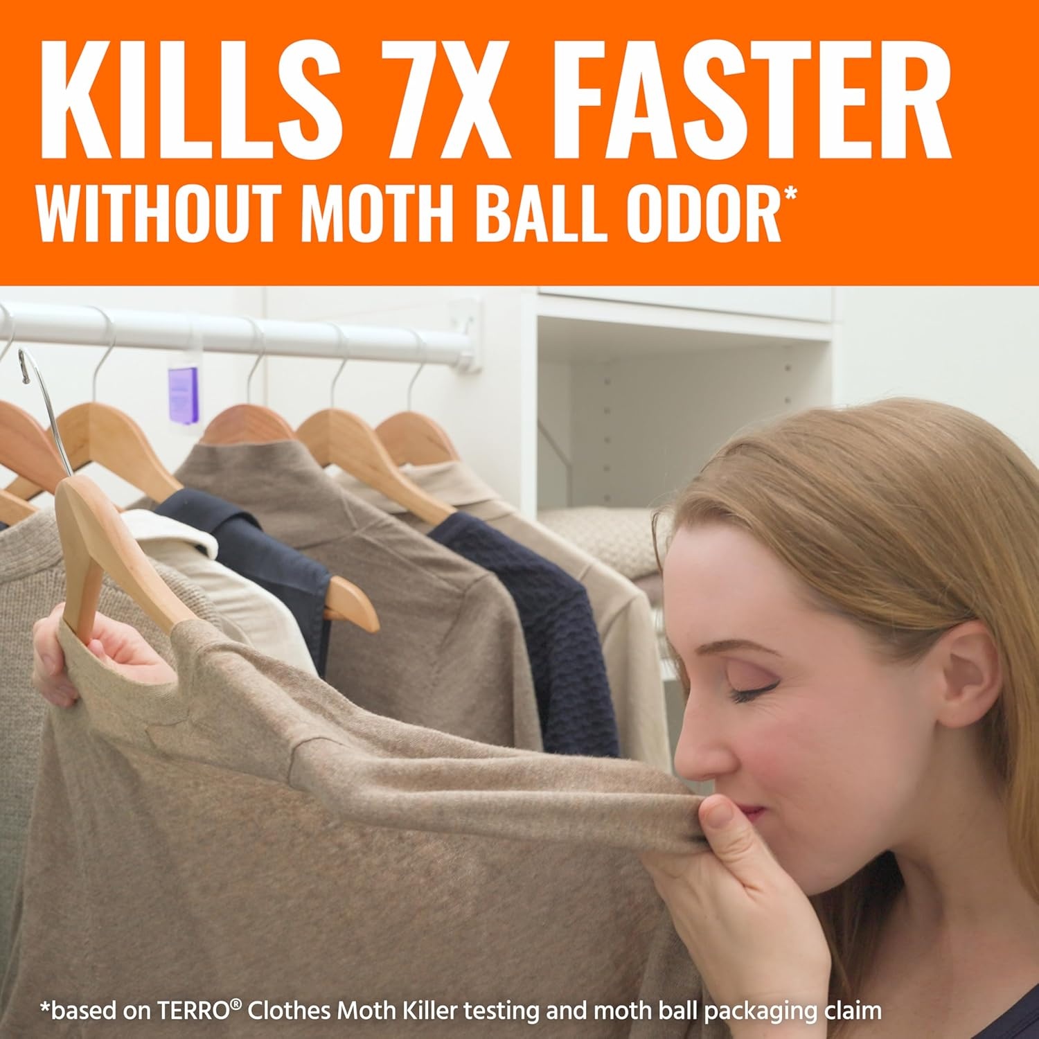 image:imageTERRO Clothes Moth Killer 3Pack Kills Adult Moths Larvae amp EggsPack of 1