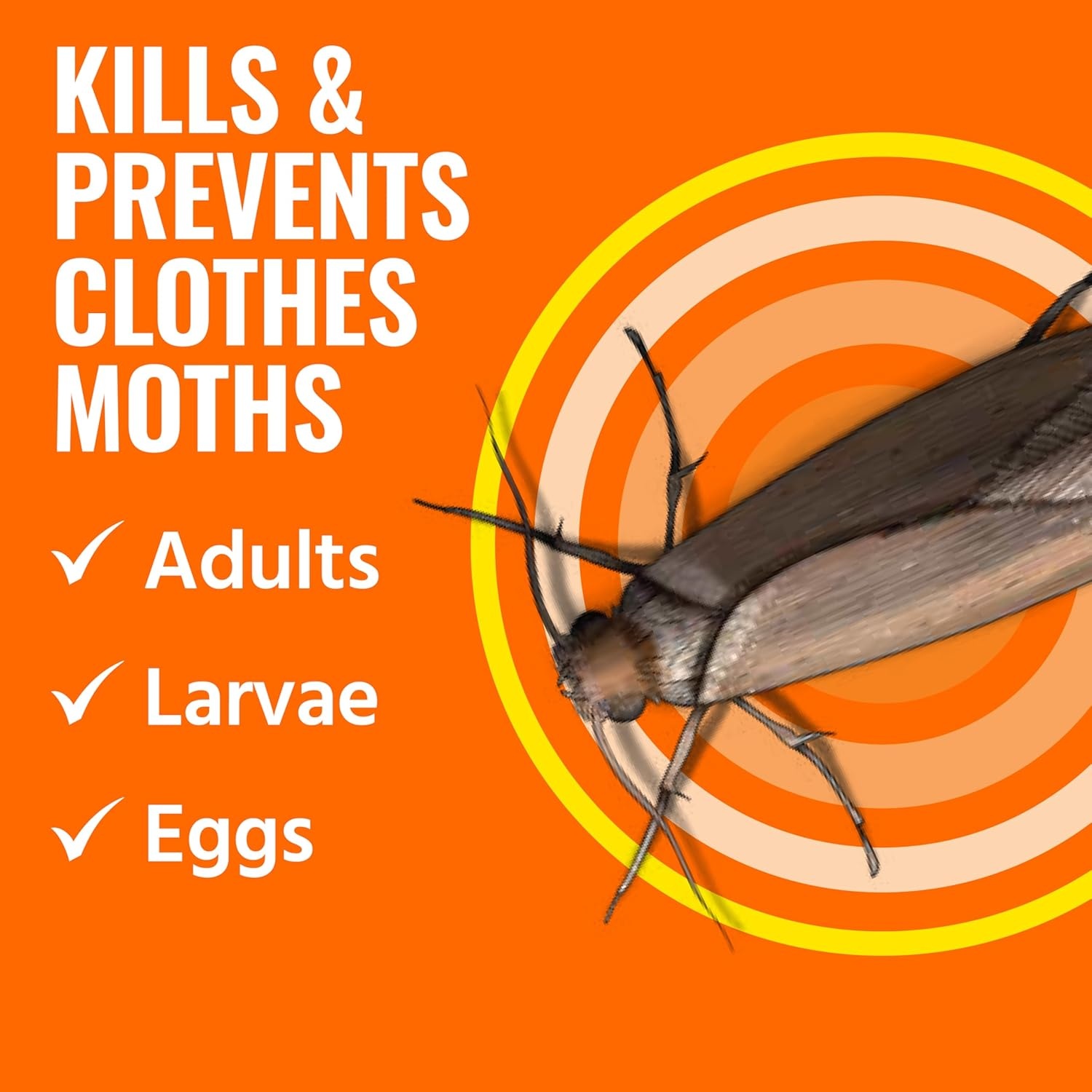 image:imageTERRO Clothes Moth Killer 3Pack Kills Adult Moths Larvae amp EggsPack of 1