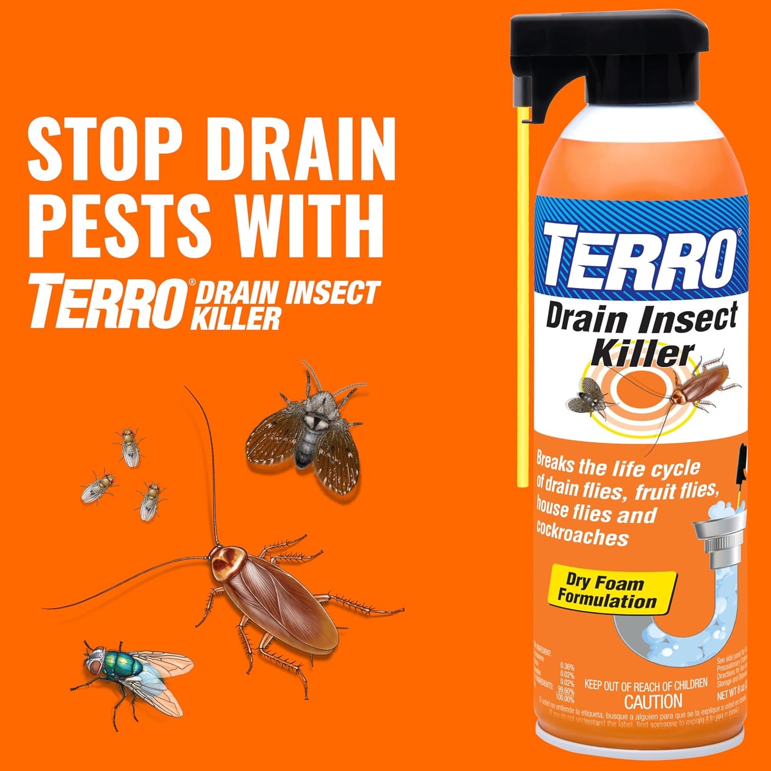 image:imageTERRO Fruit Fly Trap Refills 4 Pack Liquid Bait Replacement for Home4 Traps
