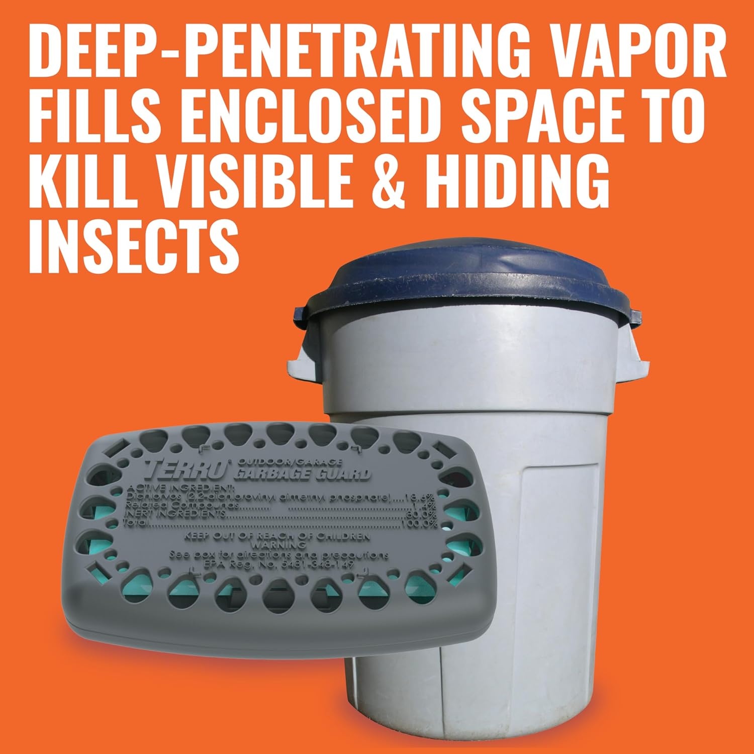 image:imageTERRO Garbage Guard Trash Can Insect Killer 2Pack2 Pack
