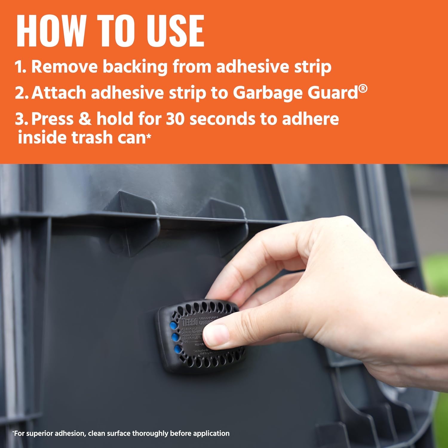 image:imageTERRO Garbage Guard Trash Can Insect Killer 2Pack2 Pack