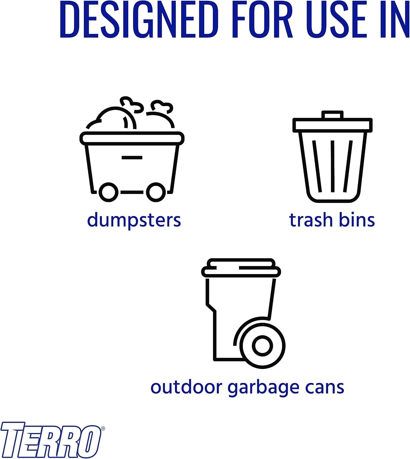 image:imageTERRO Garbage Guard Trash Can Insect Killer 2Pack24 Pack