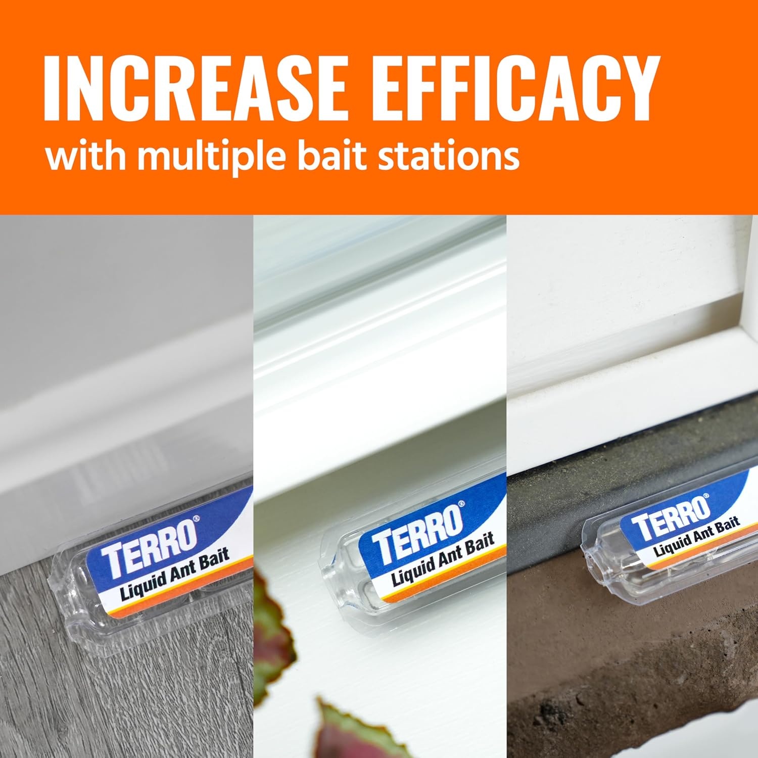 image:imageTERRO Liquid Ant Killer Bait Stations 18Count Indoor Ant Traps T3003SR12 Bait Stations