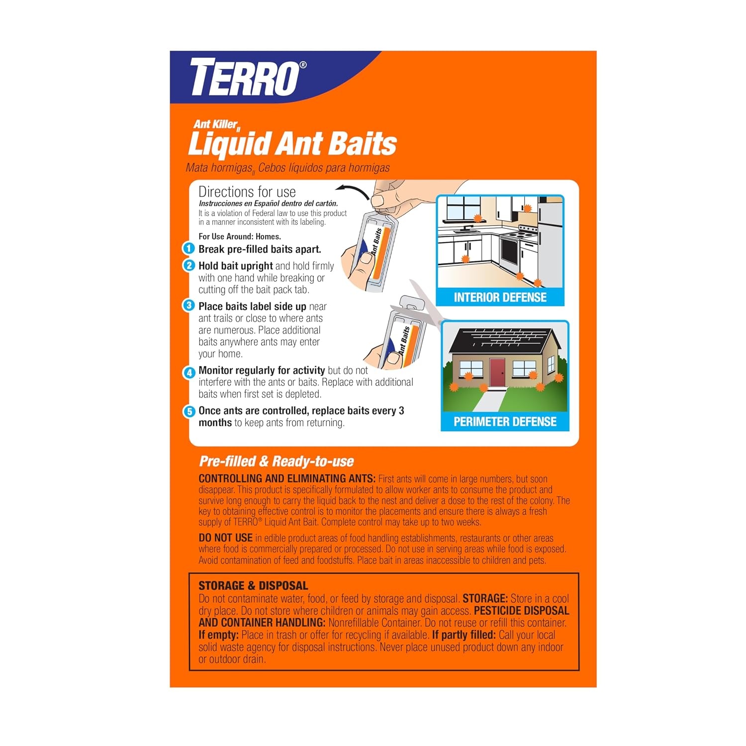 image:imageTERRO Liquid Ant Killer Bait Stations 18Count Indoor Ant Traps T3003SR12 Bait Stations
