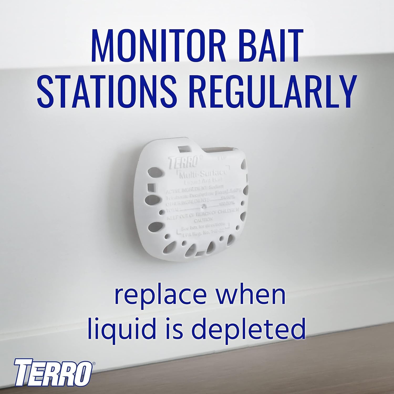 image:imageTERRO MultiSurface Liquid Ant Baits 4Pack Indoor Bait Stations for Home4 Bait Stations Pack of 2