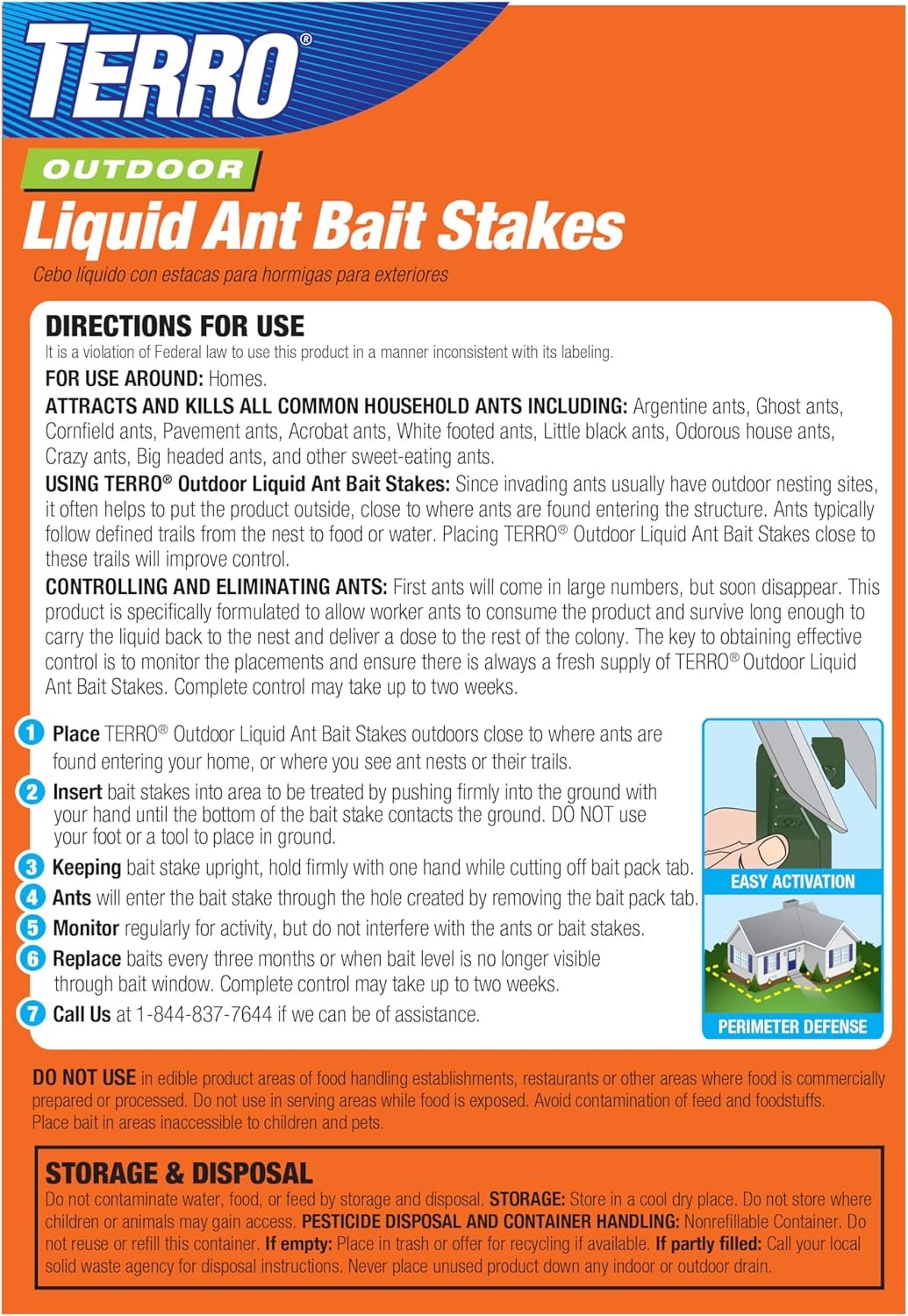 image:imageTERRO Outdoor Liquid Ant Bait Stakes 12Pack ReadytoUse Ant Killer TrapNew Packaging 12 Bait Stations