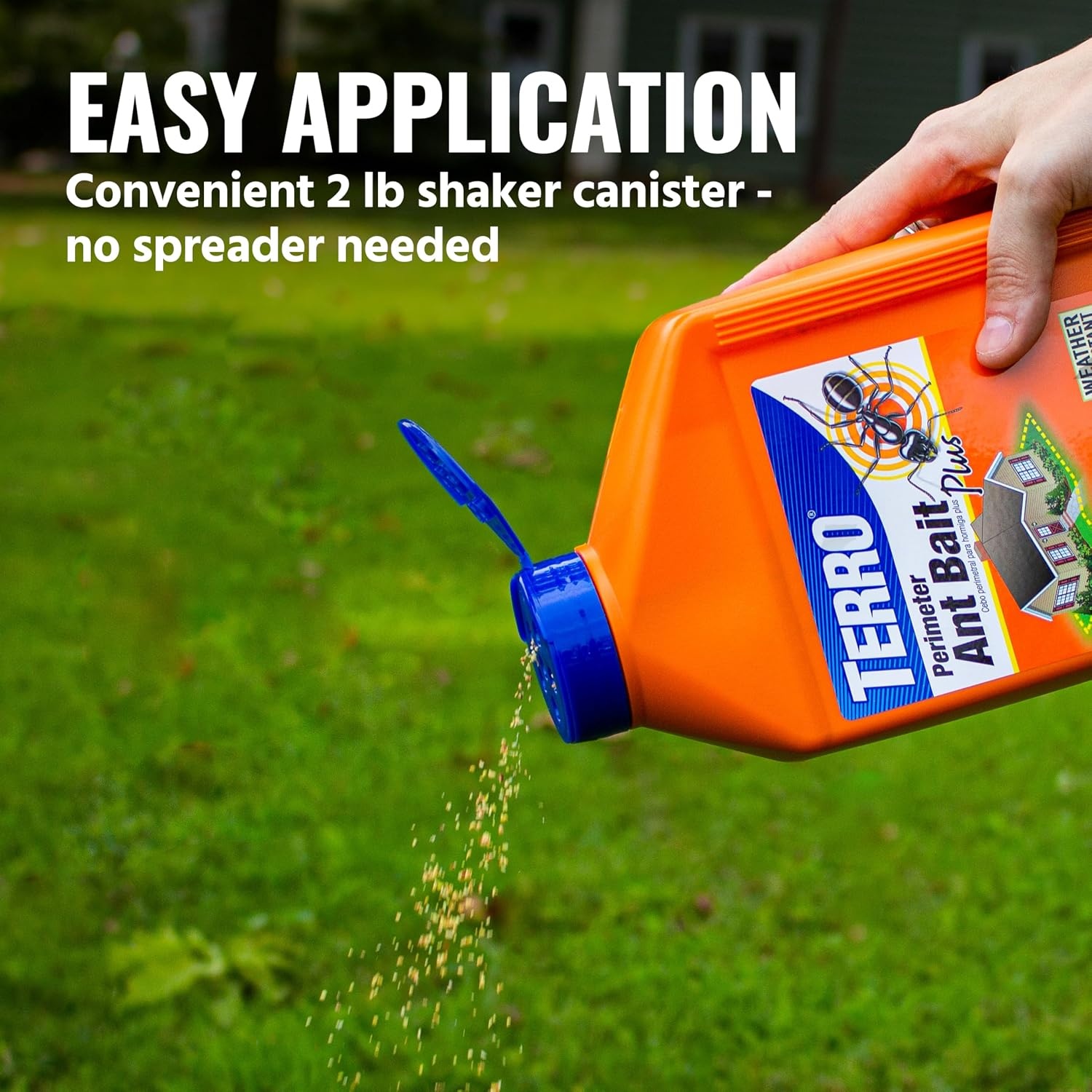 image:imageTERRO Perimeter Outdoor Ant Bait Plus 2Pack 2 lb Shaker Canisters2 Pack