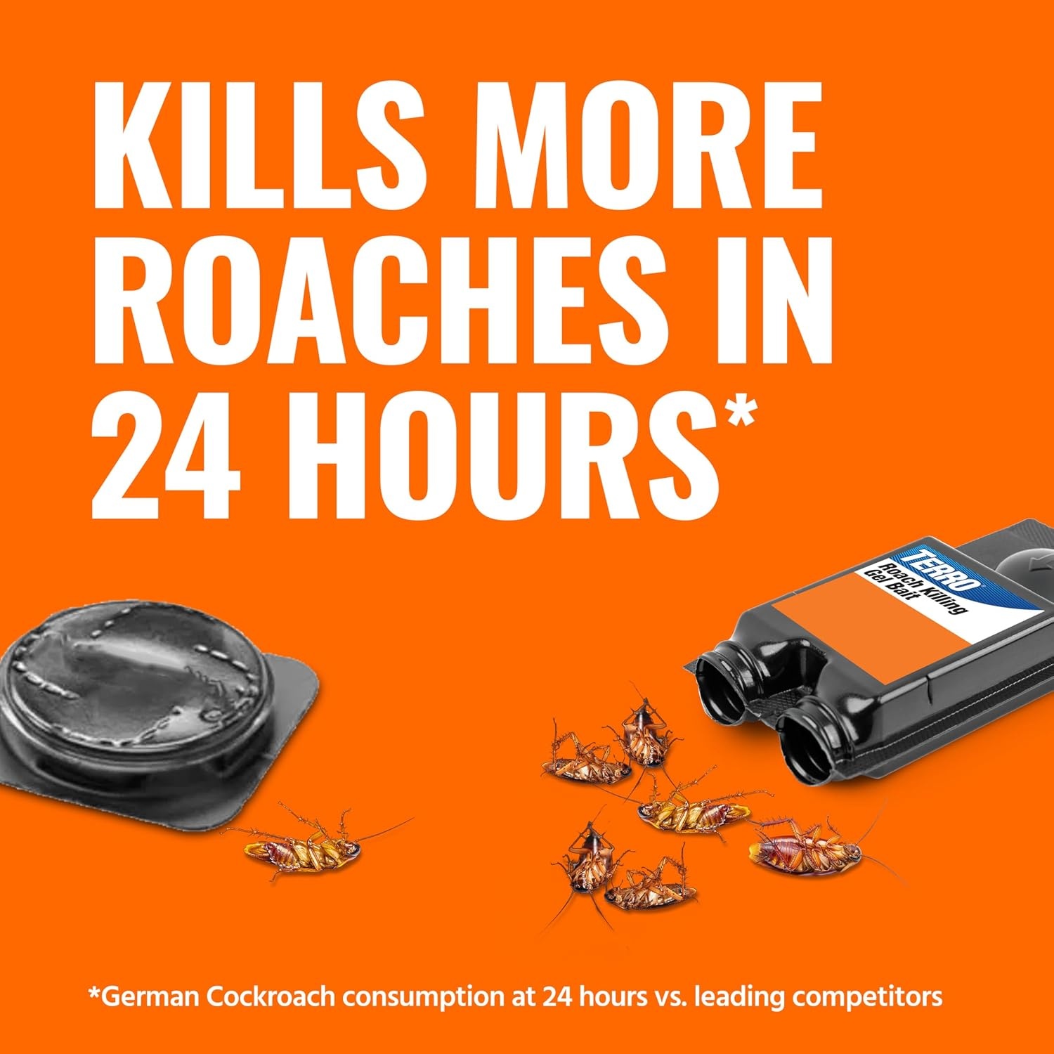 image:imageTERRO Roach Killer Gel Bait Stations 12Pack ReadytoUse Cockroach Bait12 Pack