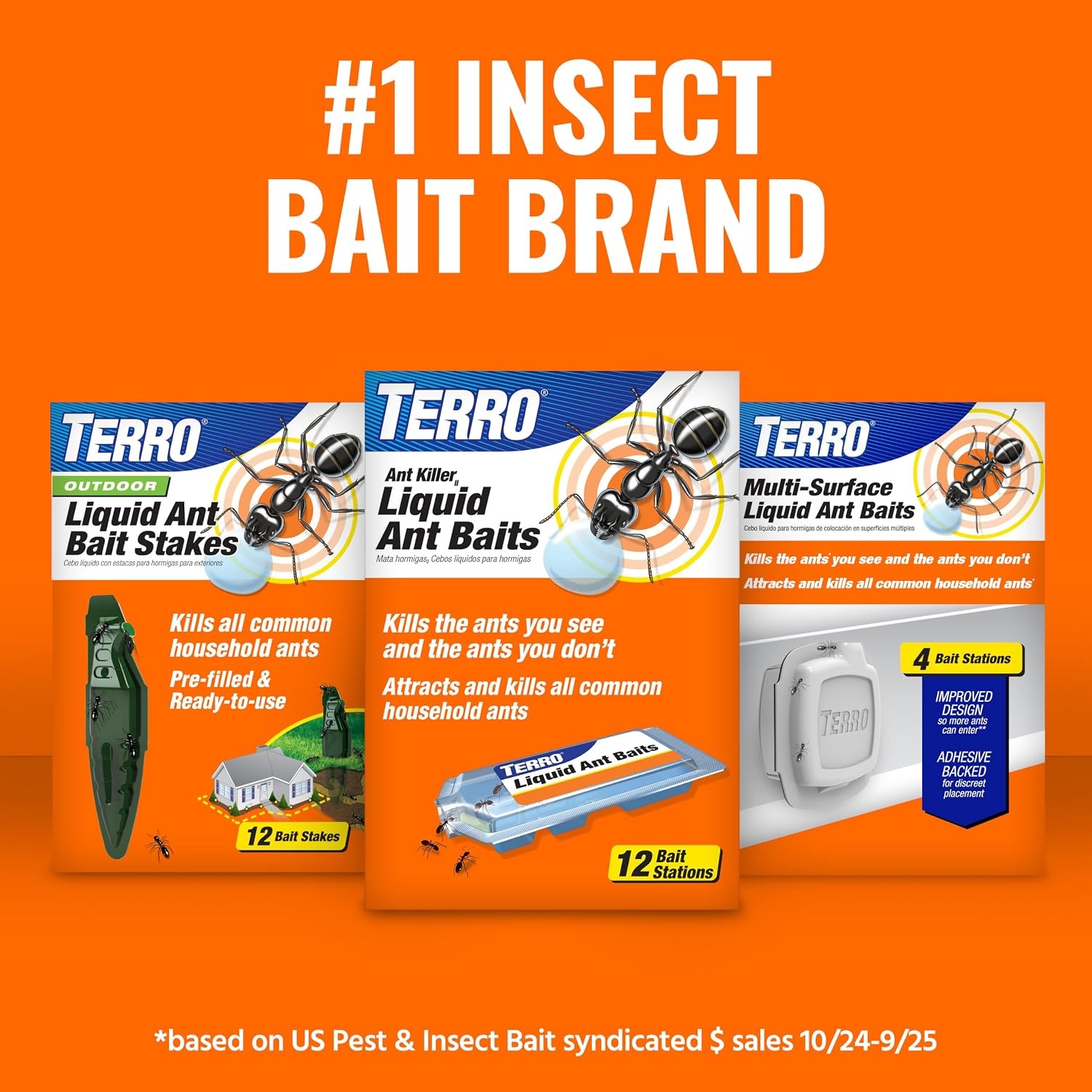 image:imageTERRO Spider amp Insect Trap 10Pack Sticky Glue Traps1 Pack