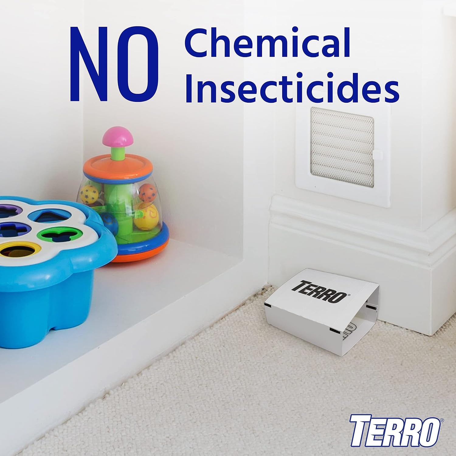 image:imageTERRO Spider amp Insect Trap 10Pack Sticky Glue Traps10 Pack