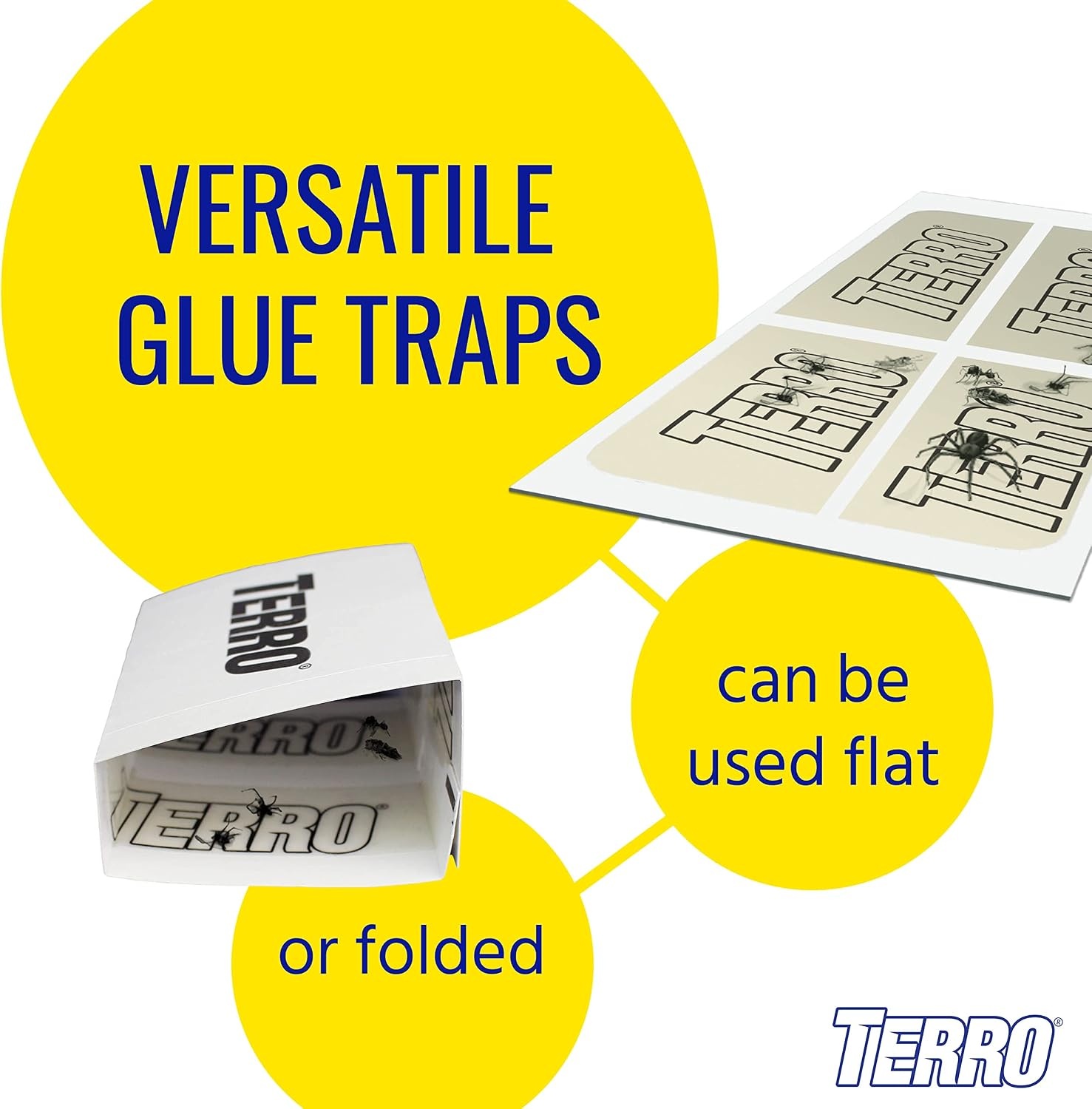 image:imageTERRO Spider amp Insect Trap 10Pack Sticky Glue Traps3 Pack