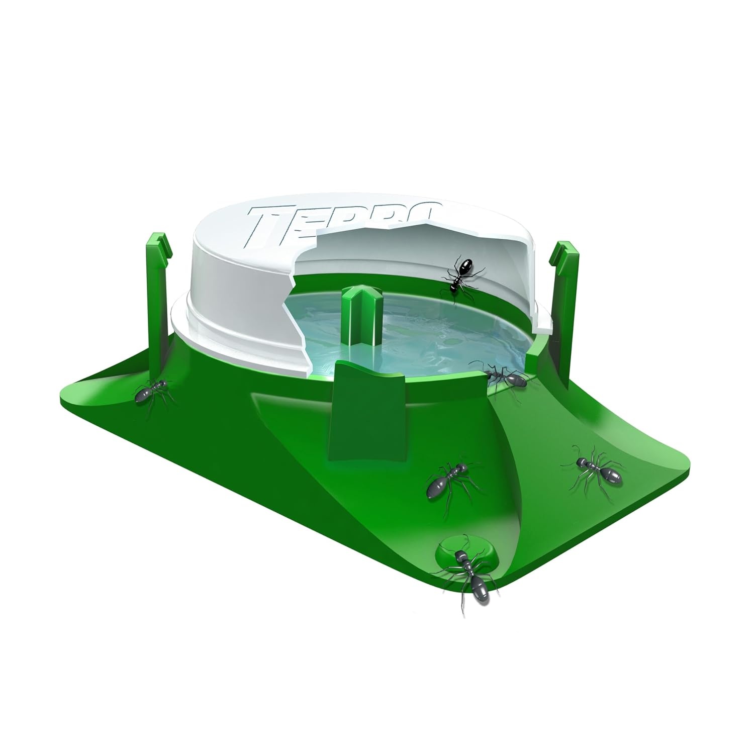 image:imageTERRO T18046 Outdoor ReadytoUse Liquid Ant Bait Killer and Trap Kills Common Household Ants 4 Bait Stations4 Ant Baits Pack of 6