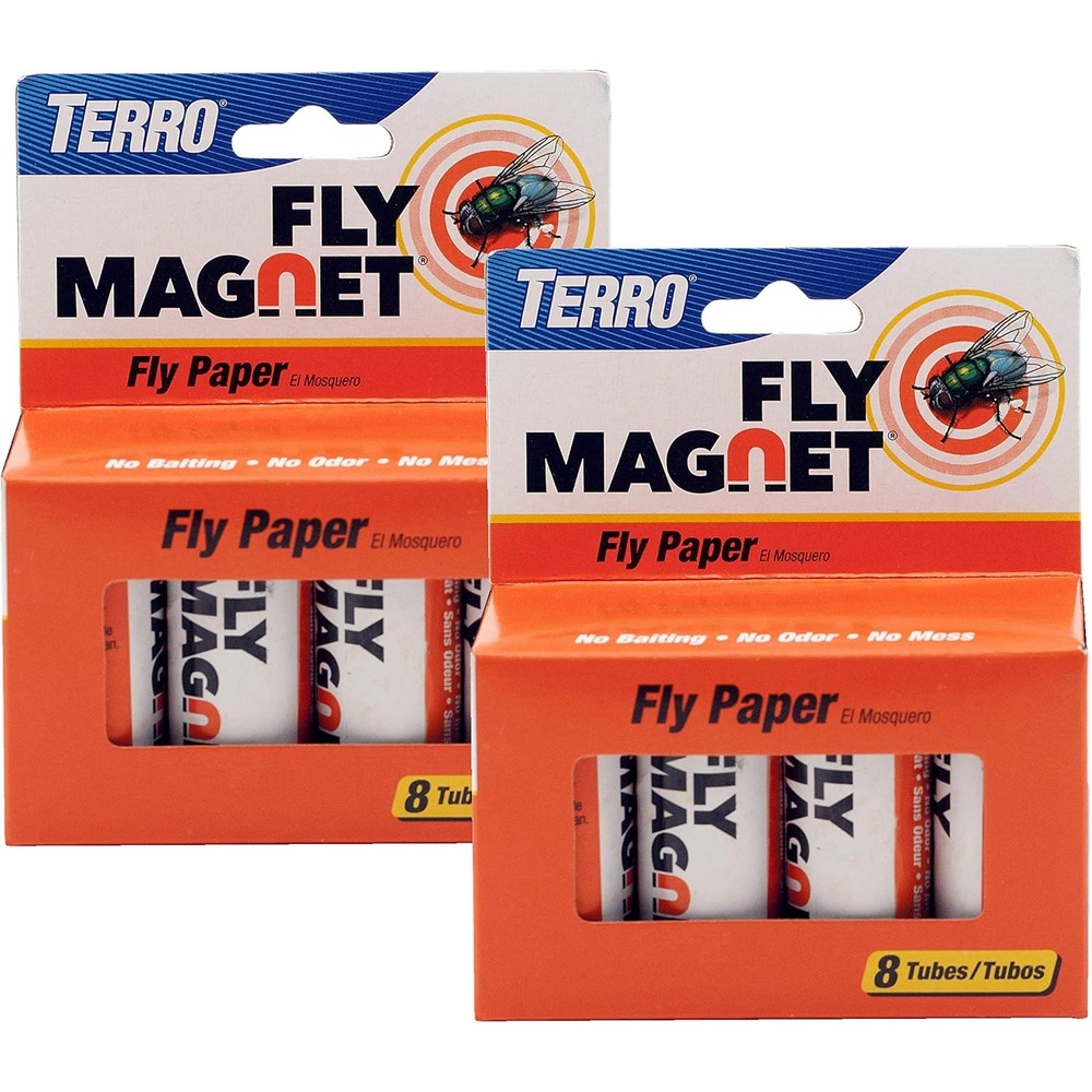 image:imageTERRO Fly Magnet 2Pack Sticky Fly Paper Traps2 Pack