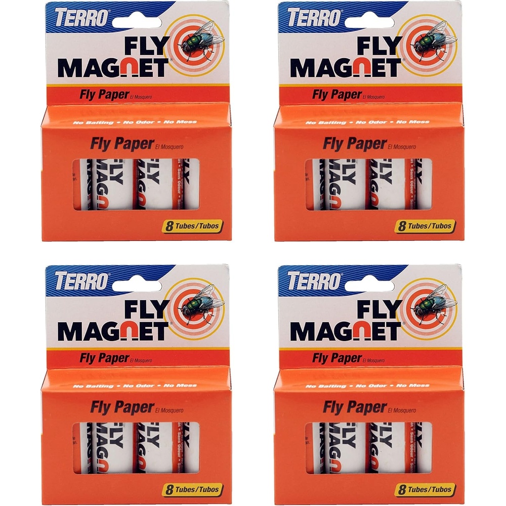 image:imageTERRO Fly Magnet 2Pack Sticky Fly Paper Traps4 Pack