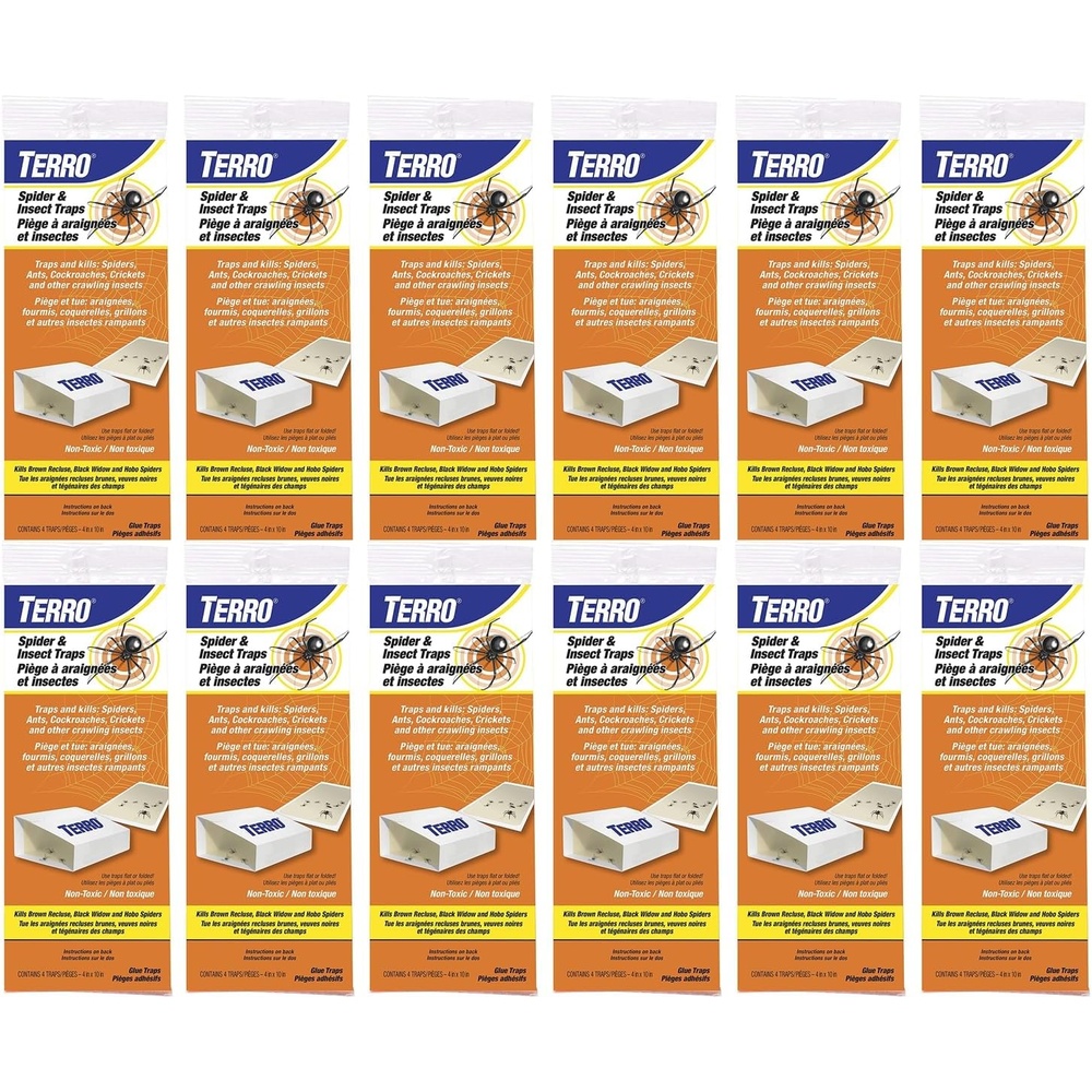 image:imageTERRO Spider amp Insect Trap 10Pack Sticky Glue Traps2 Pack
