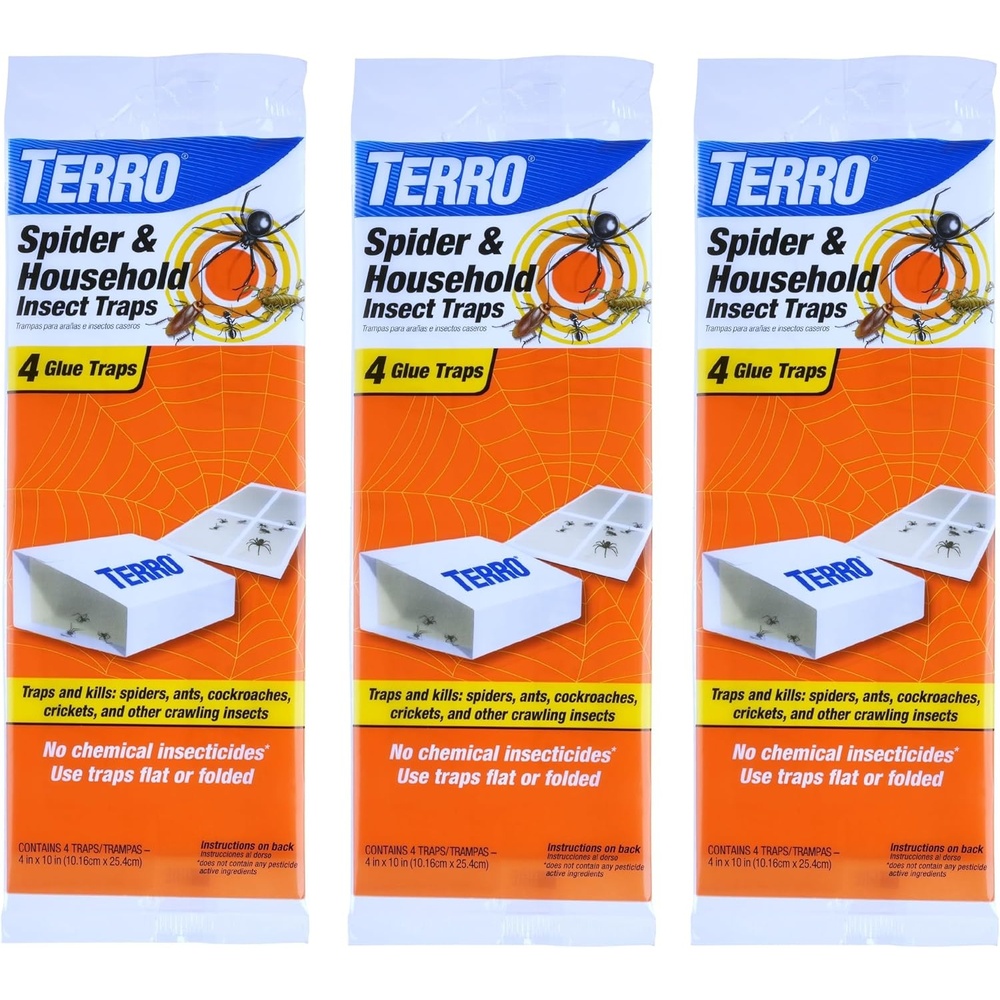 image:imageTERRO Spider amp Insect Trap 10Pack Sticky Glue Traps3 Pack