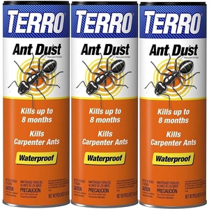 TERRO Ant Dust, Ant Powder Killer for Indoors and Outdoors(1 lb (Pack of 3))