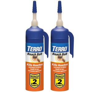 TERRO Cockroach Gel Bait Killer, 168g of Bait, 2-Pack(2 Bottles – 168 Grams of Bait)