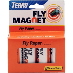 TERRO Fly Magnet 2-Pack, Sticky Fly Paper Traps(1 Pack)