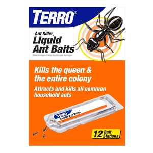 TERRO Liquid Ant Killer Bait Stations, 18-Count, Indoor Ant Traps, T300-3SR(12 Bait Stations)