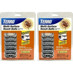 TERRO Multi-Surface Roach Bait Stations, 12-Pack(2 Pack)