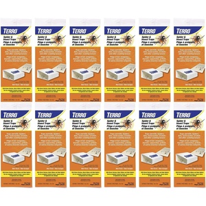 TERRO Spider & Insect Trap, 10-Pack Sticky Glue Traps(2 Pack)